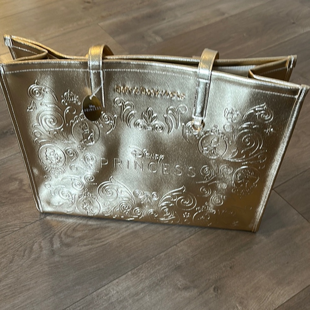 Disney Princess Gold Tote Bag LIMITED EDITION